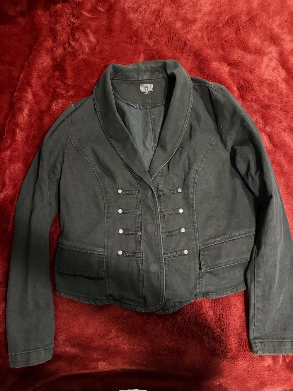 Converse Women’s Black Jean Jacket